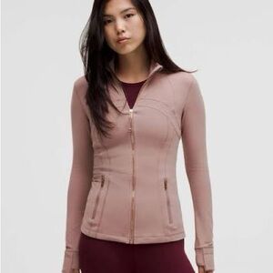 Women's Lululemon sold out rare spiced chai with rose gold define Jacket